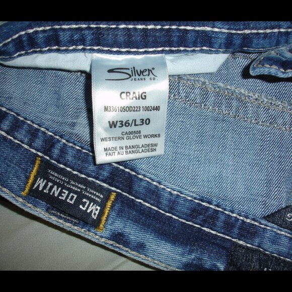 Sliver Jeans Co Easy Fit Bootcut Craig NWT36x30 - Picture 4 of 4